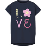 Name It Navy Blazer Love Violet T-Shirt