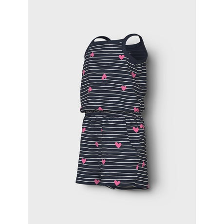 Name It Dark Sapphire Hearts Vigga Stropp Drakt