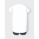 Name It Bright White Hearts Vigea Shorts Sett