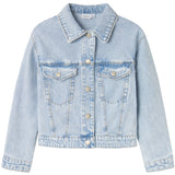 Name It Light Blue Bleached Denim Mila Denim Jakke Noos