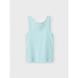 Name It Blue Light Fikatie Kort Tank Topp