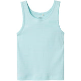 Name It Blue Light Fikatie Kort Tank Topp