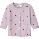 Name It Light Lilac Detrille Strikk Cardigan