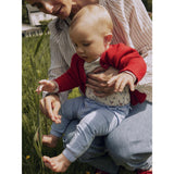 Name It Lipstick Red Fie Strikk Cardigan