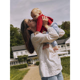 Name It Lipstick Red Fie Strikk Cardigan