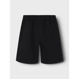 Name It Black Cyber Sweat Shorts Noos