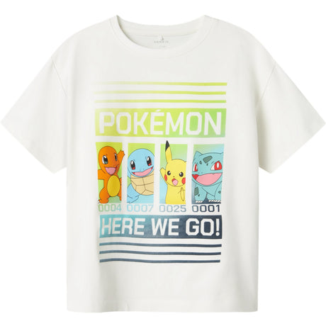 Name It Cloud Dancer Mabr Pokemon Regular T-Shirt Noos