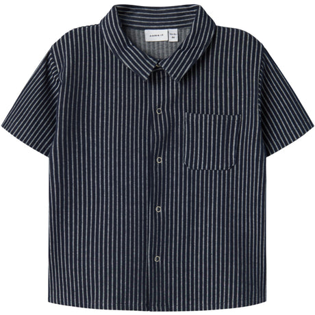 Name It Navy Blazer Fel Regular Skjorte