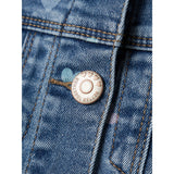 Name It Medium Blue Denim Heart Falula Denim Jakke