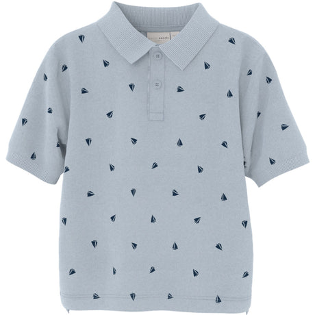 Name It Celestial Blue Boats Volo Regular Polo