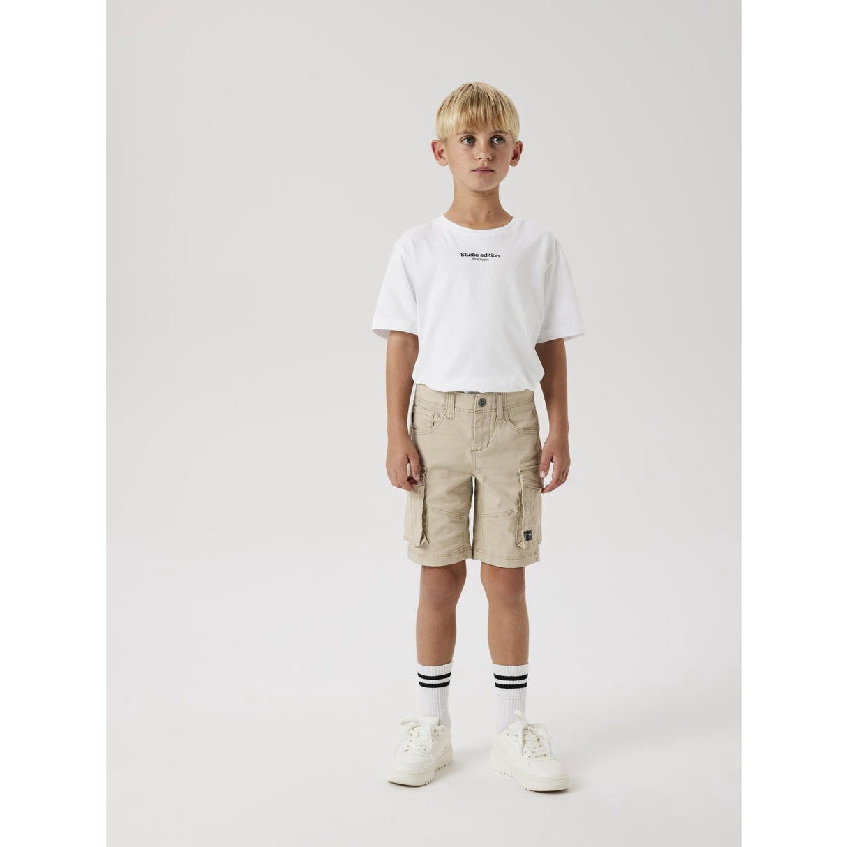 Name It Oxford Tan Ryan Regular Twill Shorts Noos