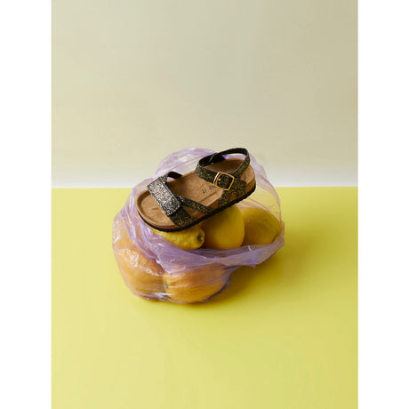 Name It Black Glitter Fiona Sandal