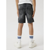 Name It Dark Grey Denim Silas Loose Denim Shorts Noos