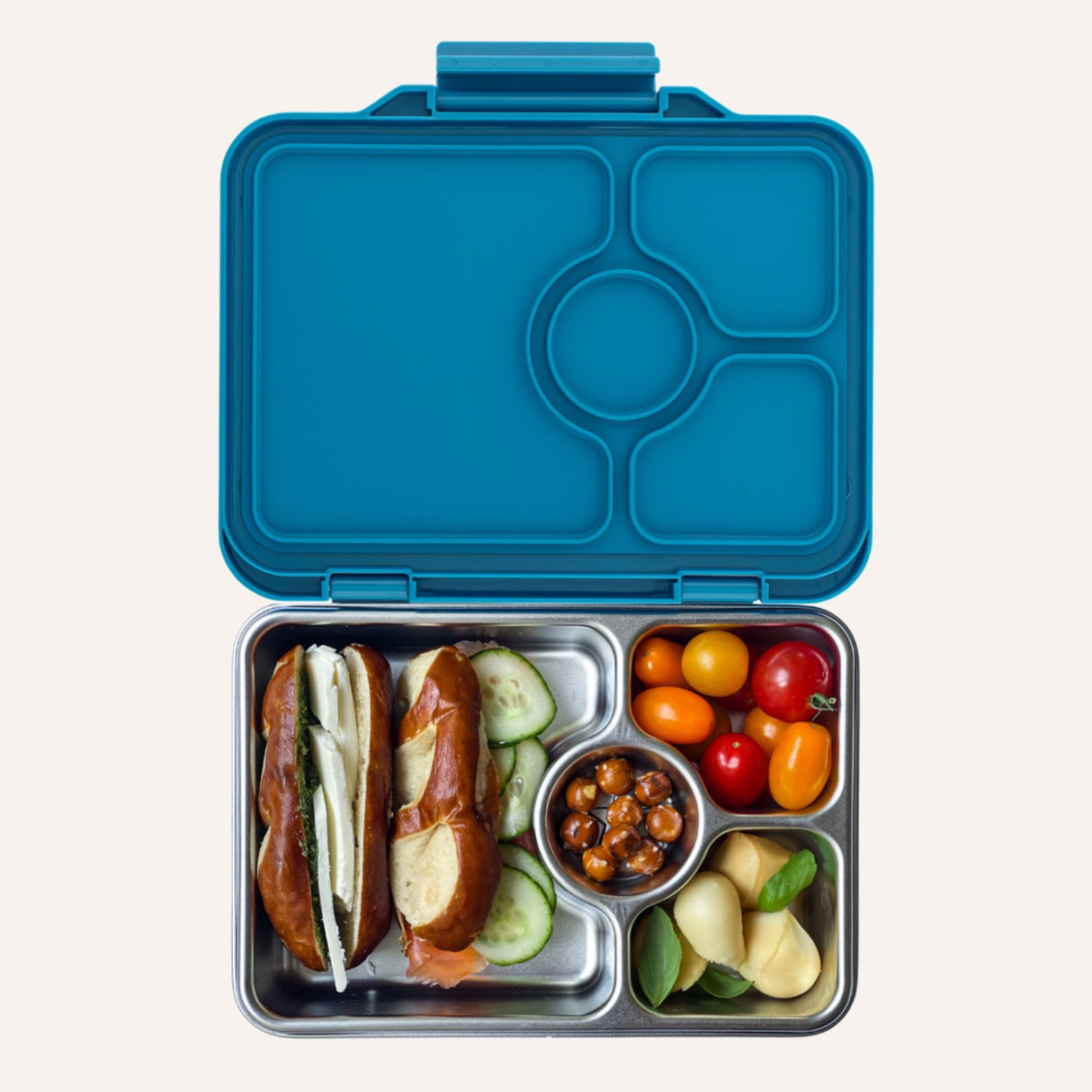 Yumbox Normandy Blue Prêt Stainless Steel 4-Sections