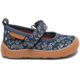 Bisgaard Wild Flower Blue Barefoot Ballet Home Sko
