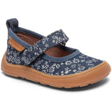 Bisgaard Wild Flower Blue Barefoot Ballet Home Sko