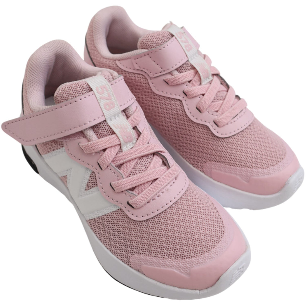 New Balance Rose Sugar New Balance FreshFoam 578 Kids Bungee Lace Med Topp Stropp