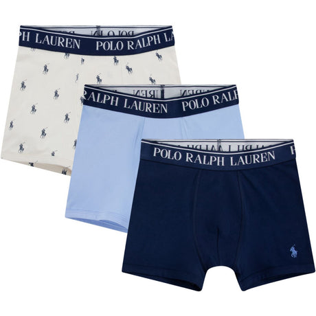 Polo Ralph Lauren Elite Blue Bomull Stretch 3 Pack Boxer/Brief