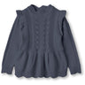 Fliink Insignia Blue Alilly Peplum Pullover