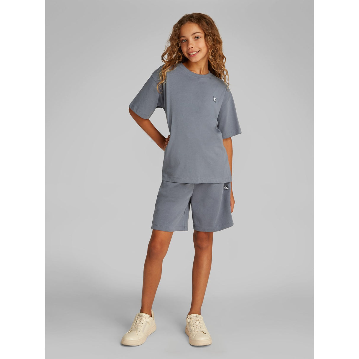 Calvin Klein Grisaille T-Skjorte/Shorts Relaxed Sett