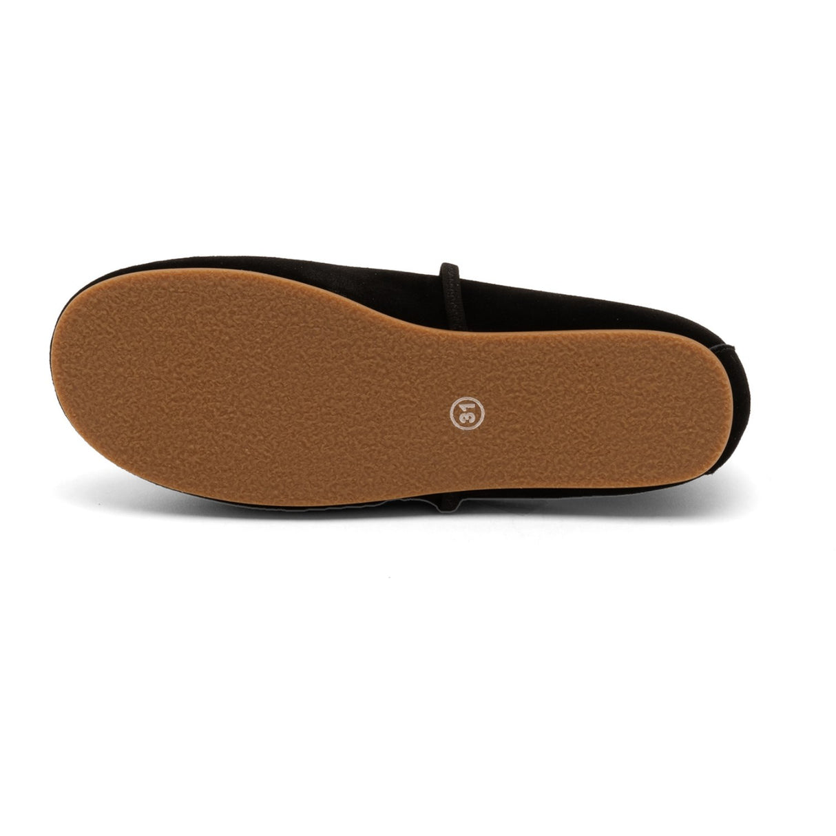 Bisgaard Black Suede Palma Ballerinasko