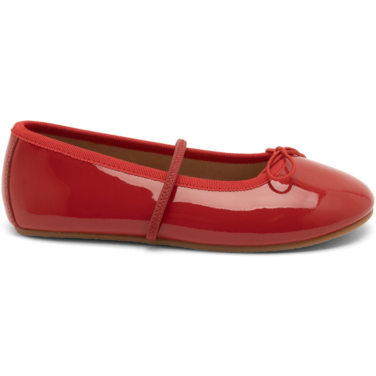 Bisgaard Red Patent Palma Ballerinasko