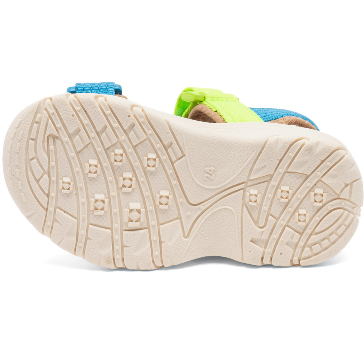 Bisgaard Bright Blue/Green Nico Sandal