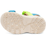 Bisgaard Bright Blue/Green Nico Sandal