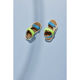 Bisgaard Bright Blue/Green Nico Sandal