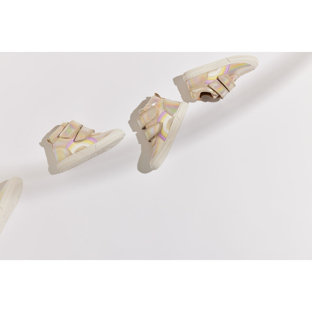 Bisgaard Galaxy Rainbow Low Borrelås Sko