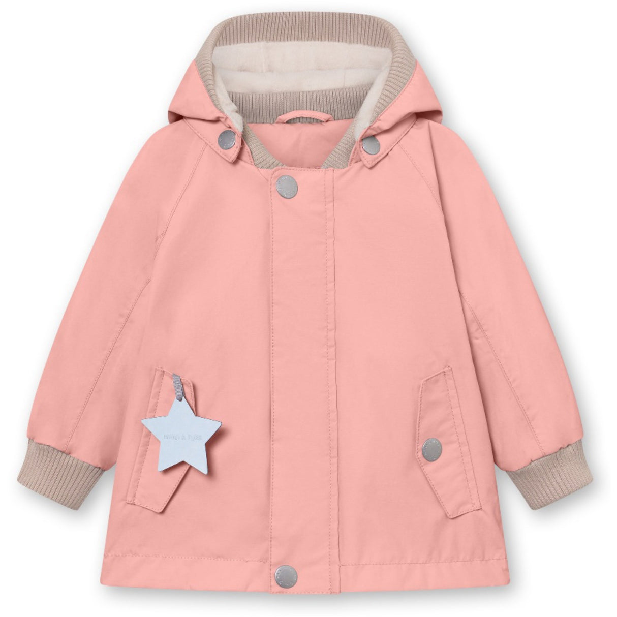 Mini A ture Rose Tan Wally Fleece Lined Spring Jakke. GRS