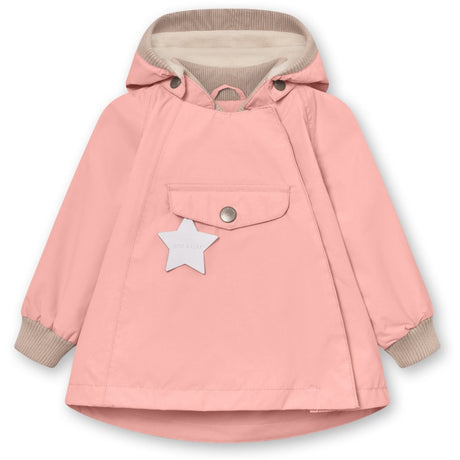 Mini A ture Rose Tan Wai Fleece Lined Spring Jakke. GRS