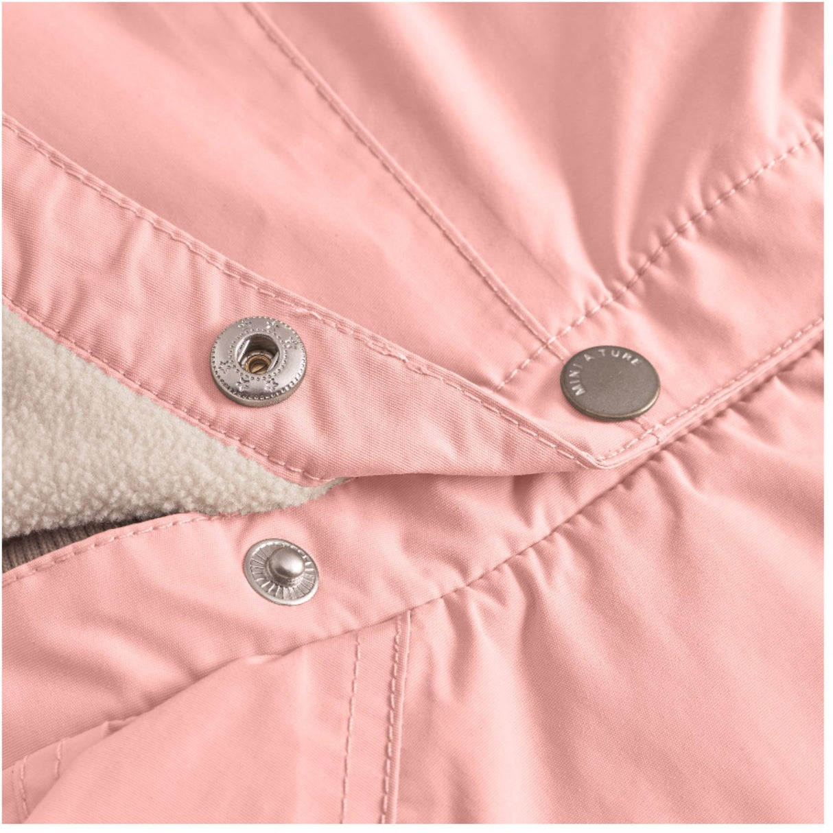 Mini A ture Rose Tan Wai Fleece Lined Spring Jakke. GRS