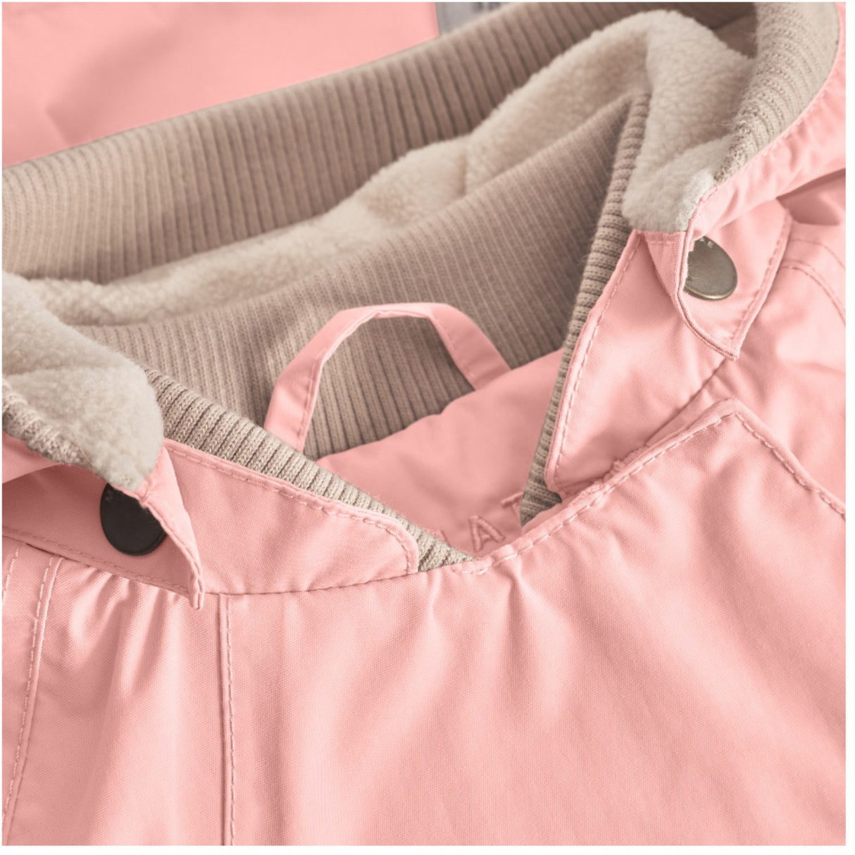 Mini A ture Rose Tan Wai Fleece Lined Spring Jakke. GRS