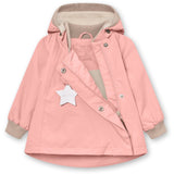 Mini A ture Rose Tan Wai Fleece Lined Spring Jakke. GRS