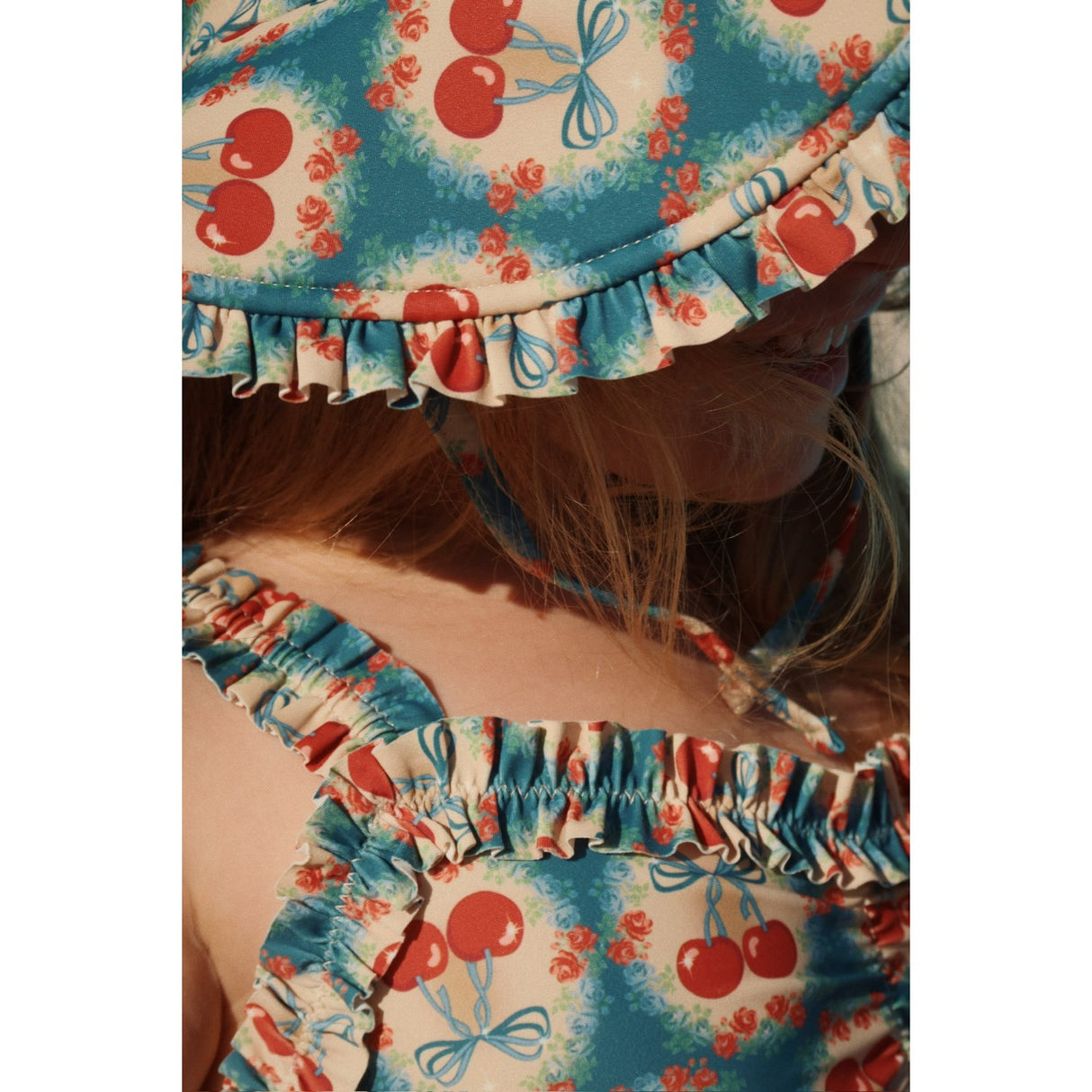 Konges Sløjd Cherry Bue Blue Maya Swim Lue Grs