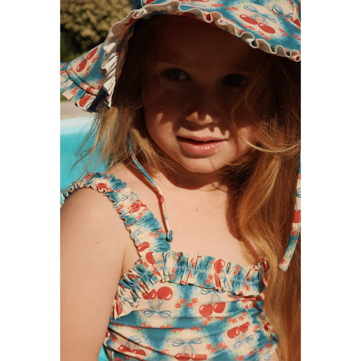 Konges Sløjd Cherry Bue Blue Maya Swim Lue Grs