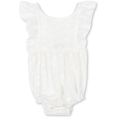 Konges Sløjd Optic White Lacey Romper