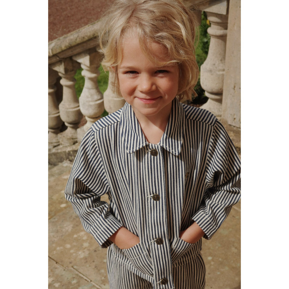 Konges Sløjd Naval Stripe Fender Jakke Gots