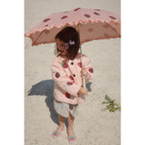 Konges Sløjd Strawberry Glitter Frill Umbrella