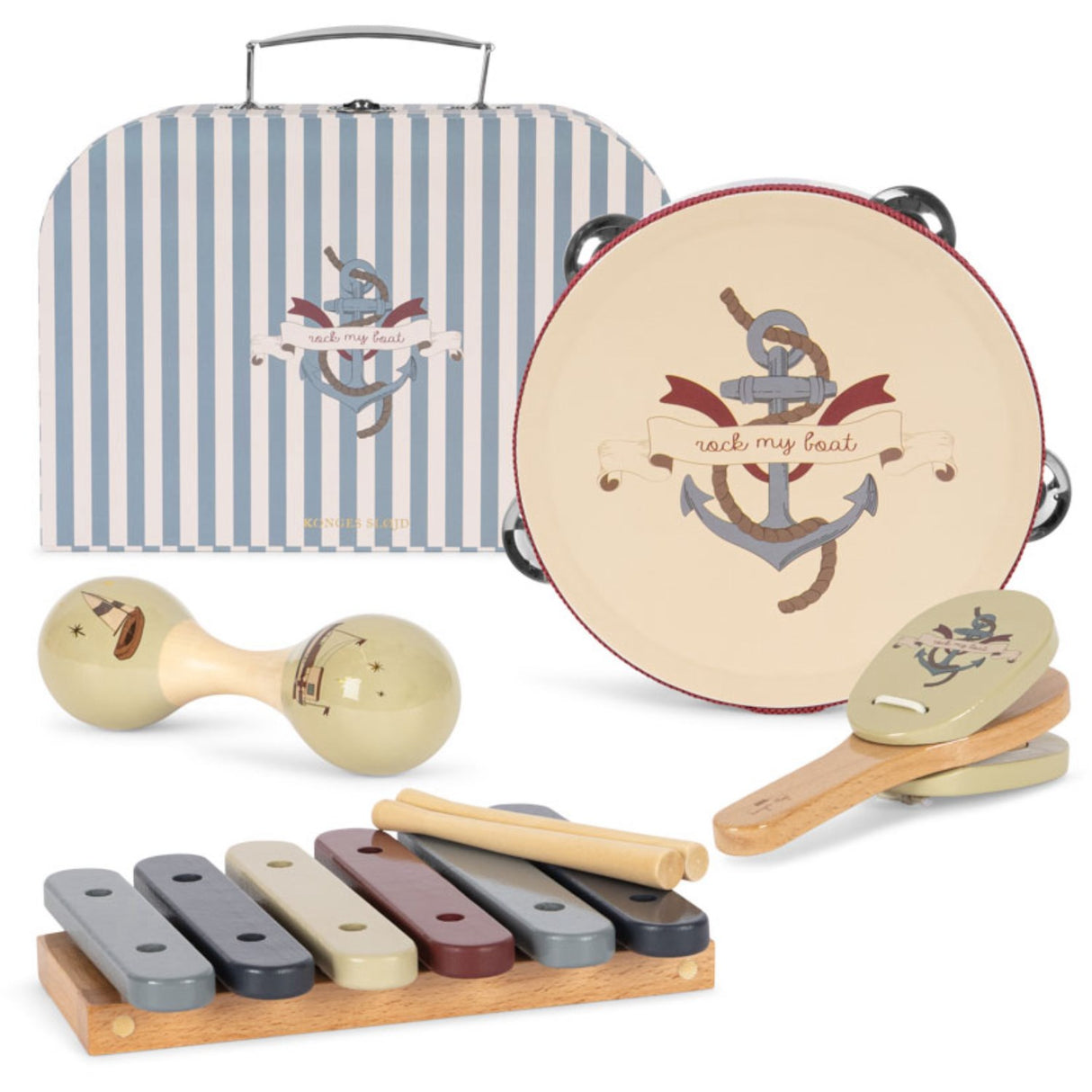 Konges Sløjd Dot/Sailor Wooden Musikk Sets Fsc