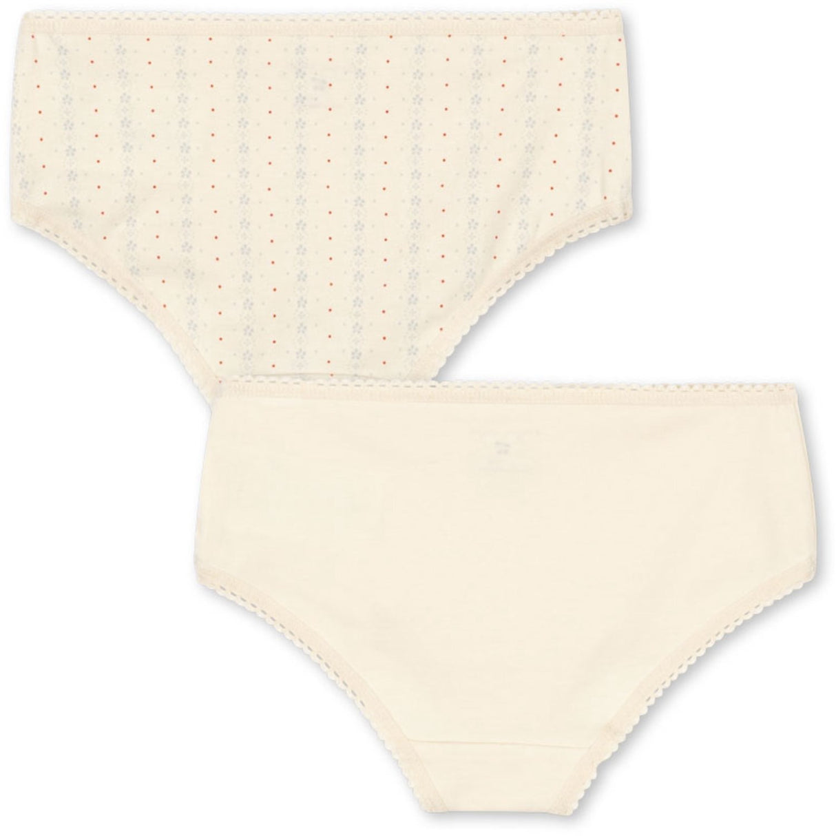 Konges Sløjd Fete De Fleur/Seedpearl Basic 2 Pack Girl Underbukser Gots