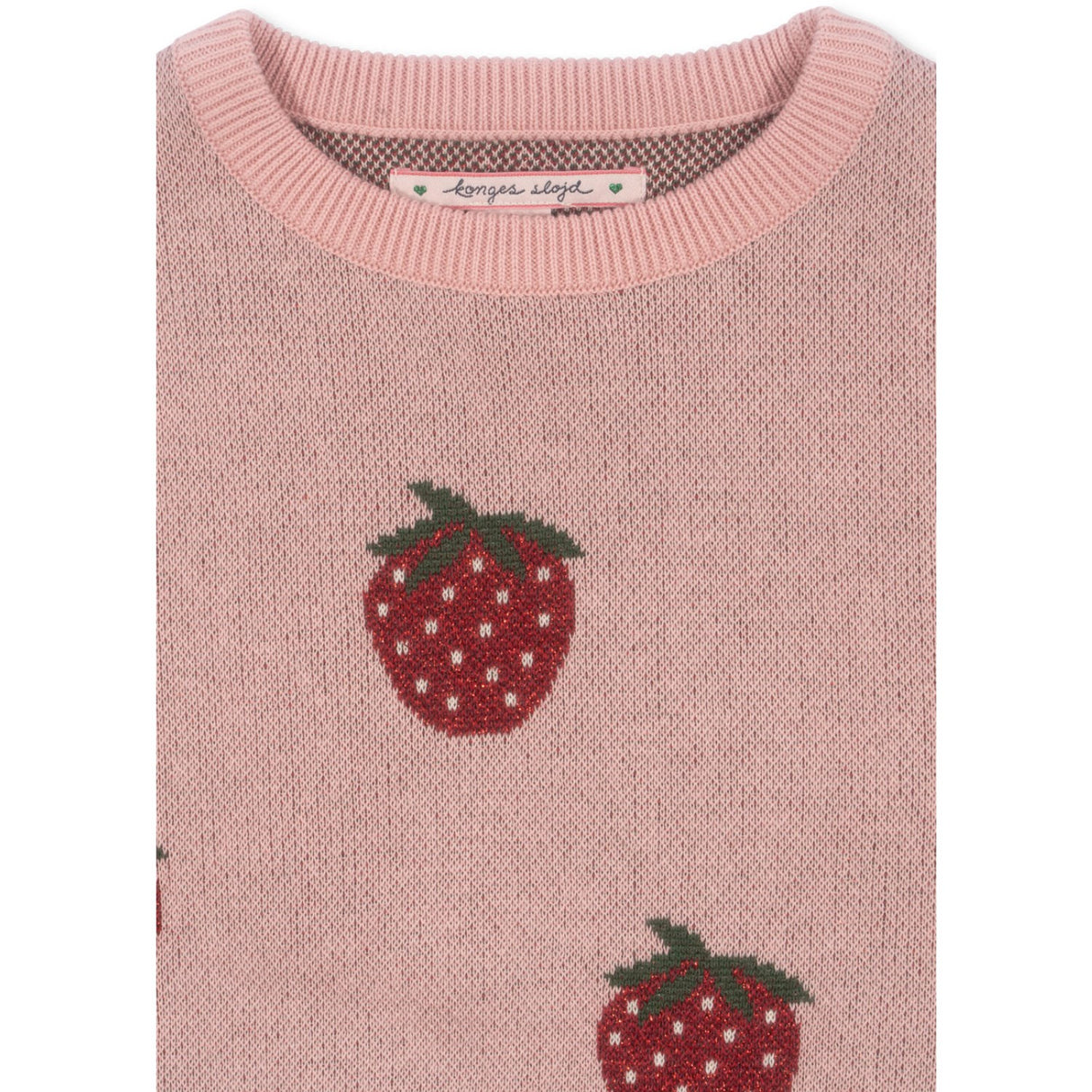 Konges Sløjd Strawberry Lapis Lurex Strikk Bluse