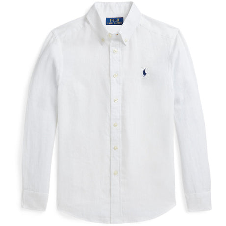 Polo Ralph Lauren White Boy Sport Skjorte