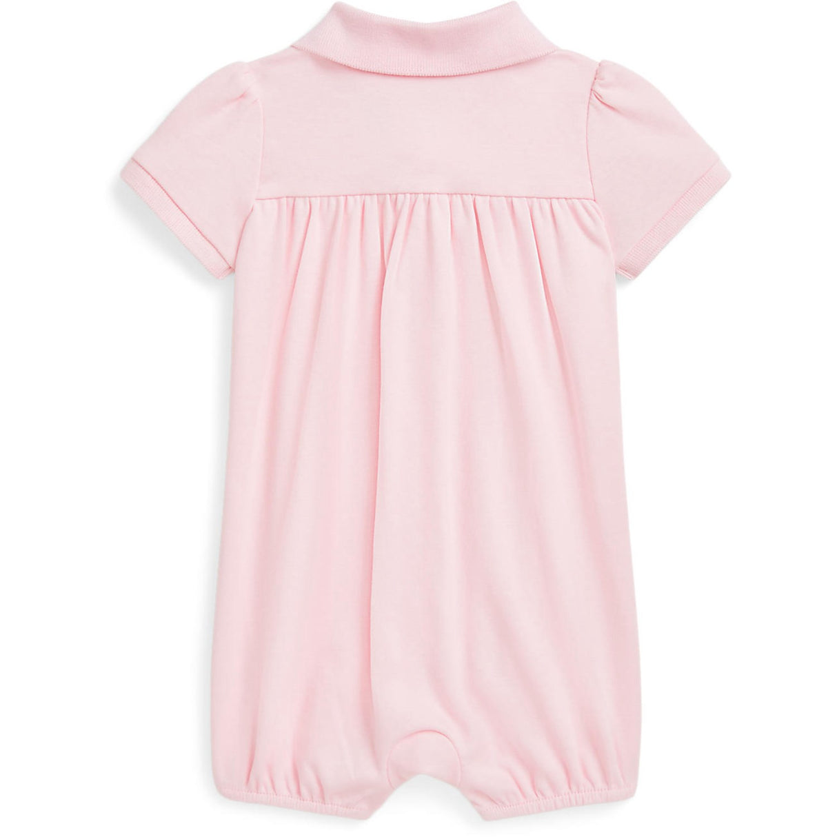 Ralph Lauren Baby Bath Pink W/ Nevis Bubble Shortall