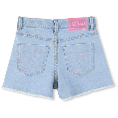 Billieblush Double Stone+Bleach Denim Shorts