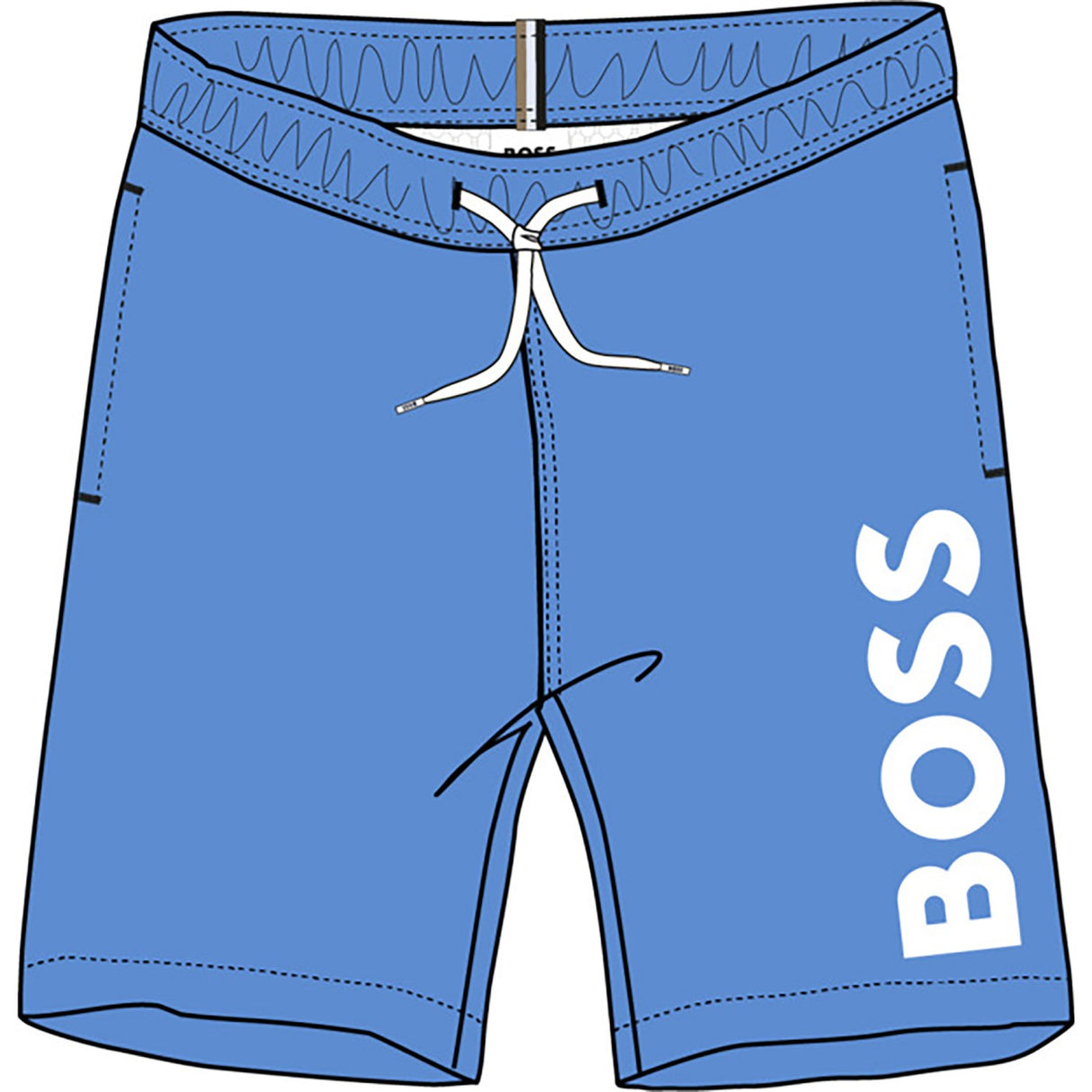 Hugo Boss Navy Badbyxor