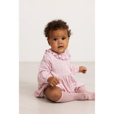MarMar Leopard Pink Leo Diora Frill Kjole