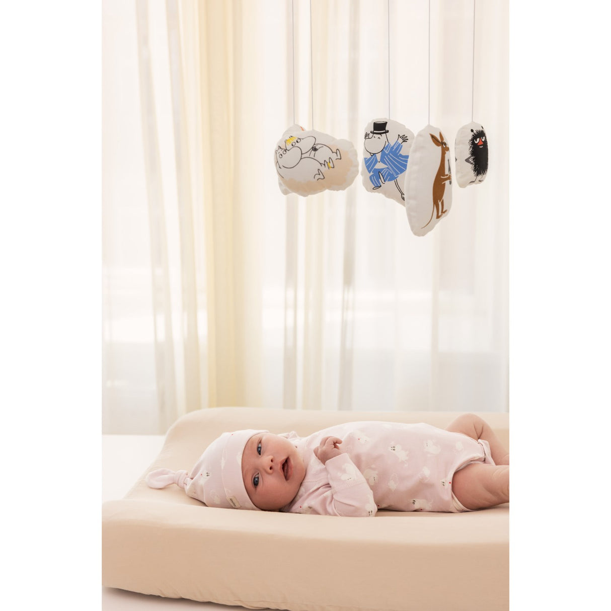 MarMar New Born Modal Smooth Print Rose Moomin Belito Body