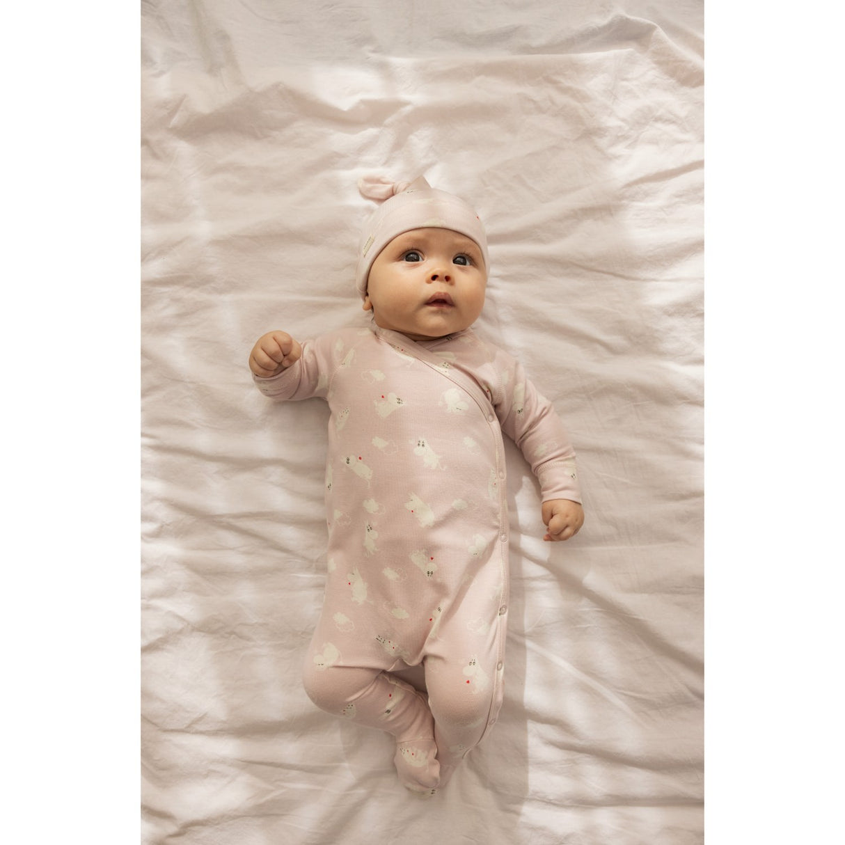 MarMar New Born Modal Smooth Print Rose Moomin Aiki Lue